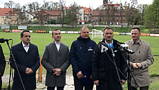Minister sportu Sławomir Nitras poparł w Elblągu Michała Missana
